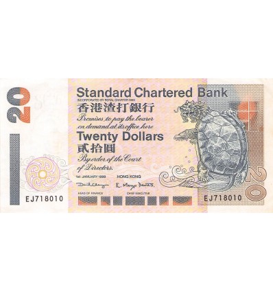 20 Dollars Hong Kong 1999