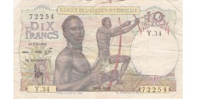 10 Francs Afrique occidentale Française 1943