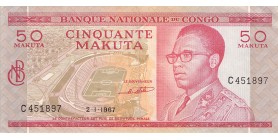 50 Makuta République Démocratique du Congo 1967
