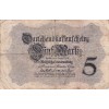 5 Marks Allemagne 5.08.1914