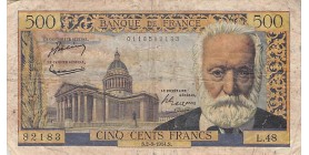 Avers : Victor Hugo à droite, le Panthéon en fond