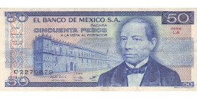 50 Pesos Mexique 1981