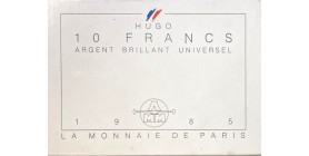 10 Francs en Argent Coffret B.U - Victor Hugo