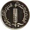 Avers : épi de blé sur tige à deux feuilles asymétriques - légende en lettres cursives