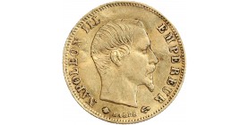 Avers : tête nue de Napoléon III à droite