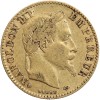 Avers : portrait de Napoléon III avec une couronne de laurier.