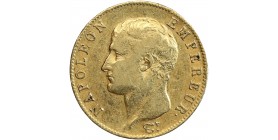 Avers : tête nue de Napoléon Ier à gauche
