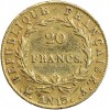 Revers : 20 / FRANCS, au centre, dans une couronne formée de deux branches d'olivier