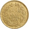Revers : valeur faciale et date dans une couronne