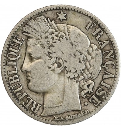 1 Franc Cérès Troisième République