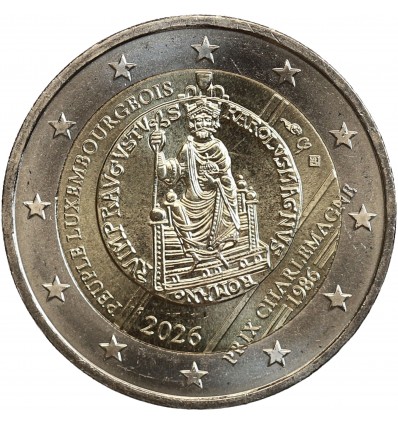 2 Euros Luxembourg 2026 - Le Prix Charlemagne