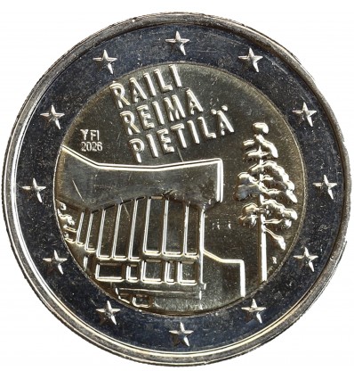 2 Euros Finlande 2026 - Raili et Reima Pietilä