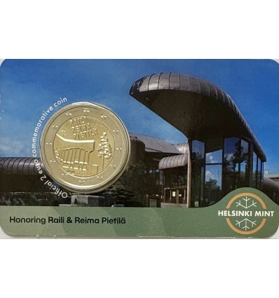 2 Euros Finlande 2026 Coincard - Raili et Reima Pietilä