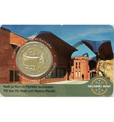 2 Euros Finlande 2026 Coincard - Raili et Reima Pietilä
