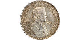 50 Francs Rainier III - Monaco Argent