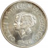 10 Francs Grace et Rainier III Xème Anniversaire de Mariage - Monaco Argent
