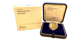 2 euros commémorative de l'Italie 2023 qui célèbre les 100 ans de l'armée de l'air italienne.