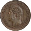 Avers : tête laurée de Louis-Philippe Ier à gauche
