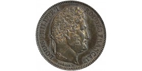 Avers : tête laurée de Louis-Philippe Ier à droite