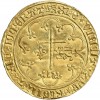 Revers : croix accostée d'un lis et d'un léopard