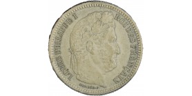 Avers : portrait de Louis-Philippe Ier à droite