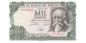 Avers : buste du ministre des finances et prix Nobel de littérature José Echegaray