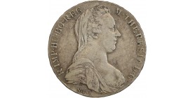 Avers : portrait à droite de Marie-Thérèse d'Autriche