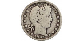 1/4 Dollar Barber - Etats-Unis Argent
