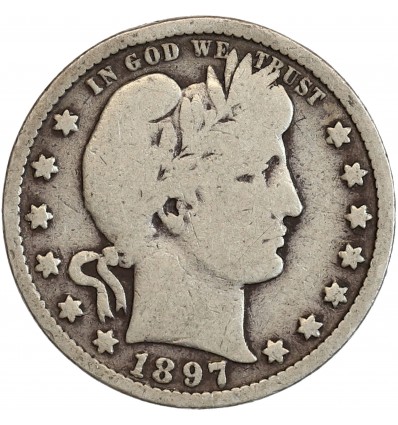 1/4 Dollar Barber - Etats-Unis Argent