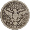 1/4 Dollar Barber - Etats-Unis Argent