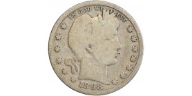 1/4 Dollar Barber - Etats-Unis Argent