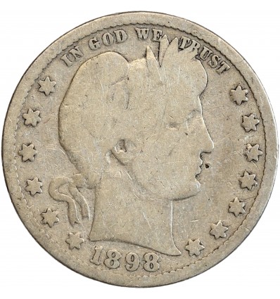 1/4 Dollar Barber - Etats-Unis Argent