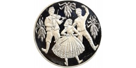 Revers : danseurs.