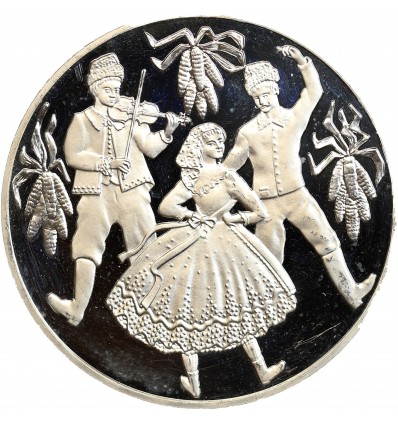 Revers : danseurs.