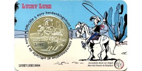 Lot 2 Pièces de 5 Euros Belgique 2024 - Lucky Luke