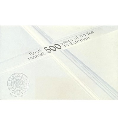 2 Euros Estonie 2025 Coincard - 500 Ans du Livre