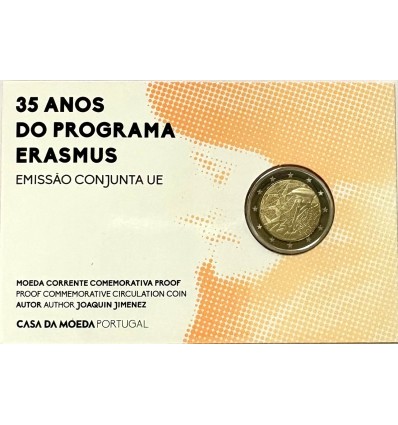 2 Euros Portugal 2022 B.E. - Programme Erasmus
