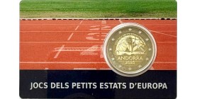 2 Euros Andorre 2025 B.E. - Jeux des Petits Etats d'Europe