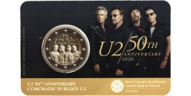 2 Euros Irlande 2026 Coincard - U2