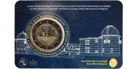 2 Euros Belgique 2026 Coincard Flamand - Institut Géographique