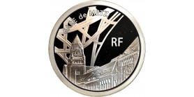 Avers : représentation de la gare de Metz