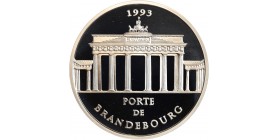 Revers : la porte de Brandebourg en Allemagne