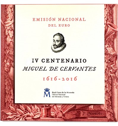 Série B.U. Espagne 2016 - Miguel Cervantes
