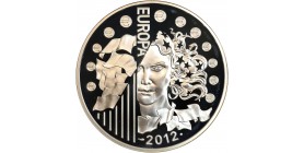 Avers : déesse Europa et millésime 2012