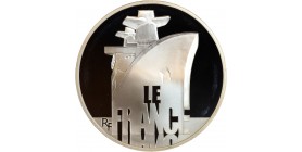 Avers : proue du paquebot le France