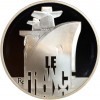 Avers : proue du paquebot le France