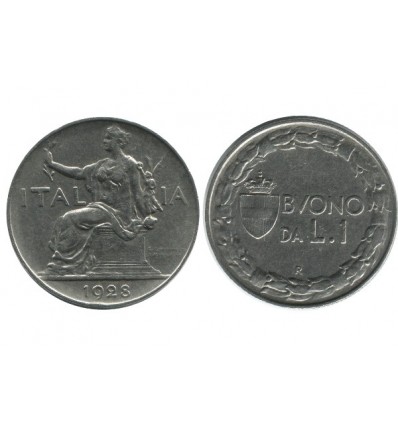 1 Lire Italie - Italie Reunifiee