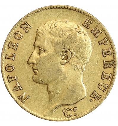 20 Francs Napoléon Ier Tête Nue Revers République