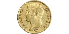 20 Francs Napoléon Ier Tête Nue Type Transitoire