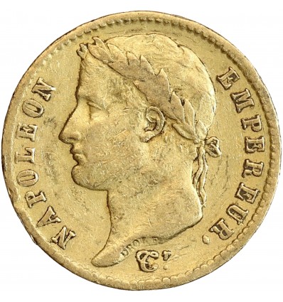 20 Francs Napoléon Ier Tête Laurée Revers Empire